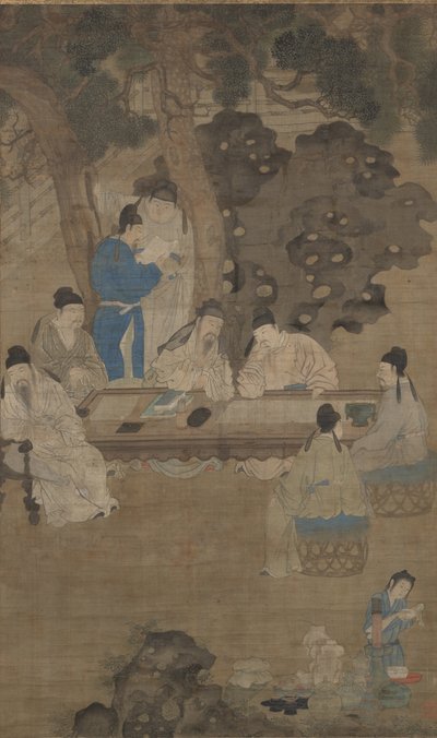The Eighteen Scholars of Tang, 17th century by Chinese School